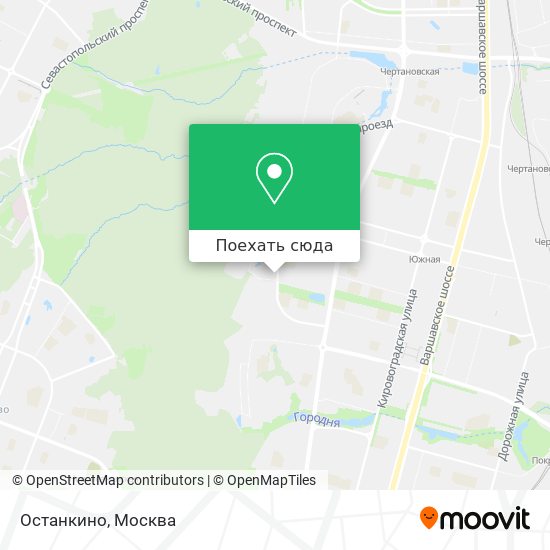 Карта Останкино
