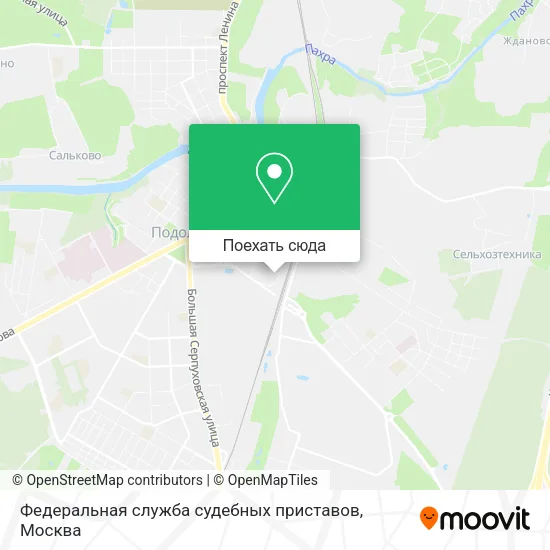 Карта Федеральная служба судебных приставов