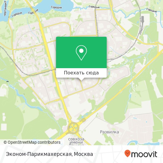 Карта Эконом-Парикмахерская