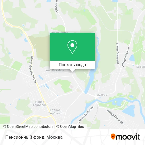 Карта Пенсионный фонд