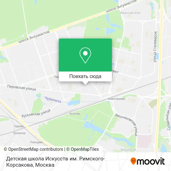 Карта Детская школа Искусств им. Римского-Корсакова