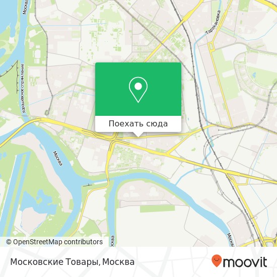Карта Московские Товары