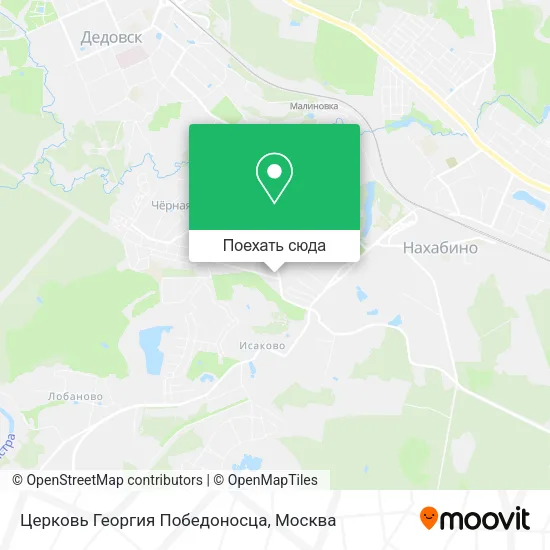 Карта Церковь Георгия Победоносца