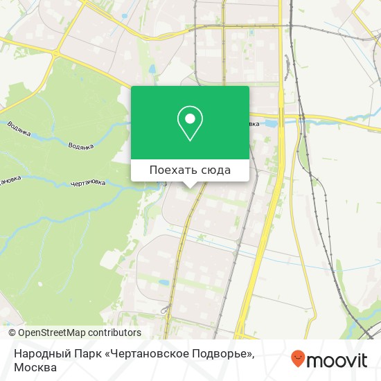 Карта Народный Парк «Чертановское Подворье»