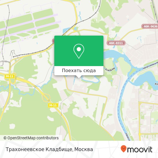 Карта Трахонеевское Кладбище