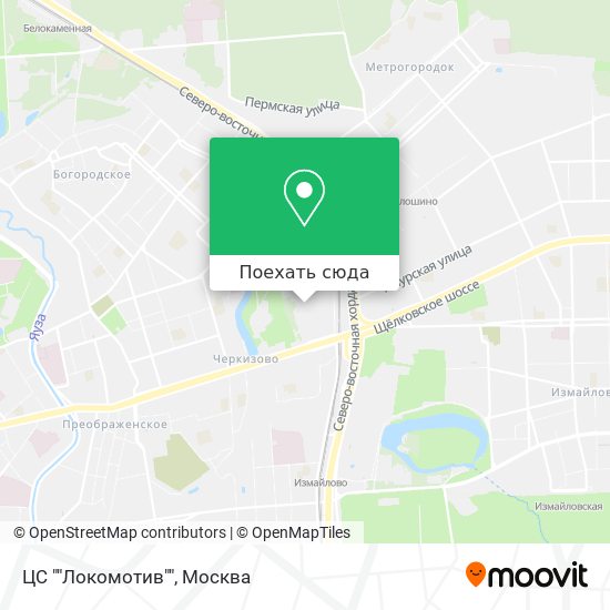Карта ЦС ""Локомотив""
