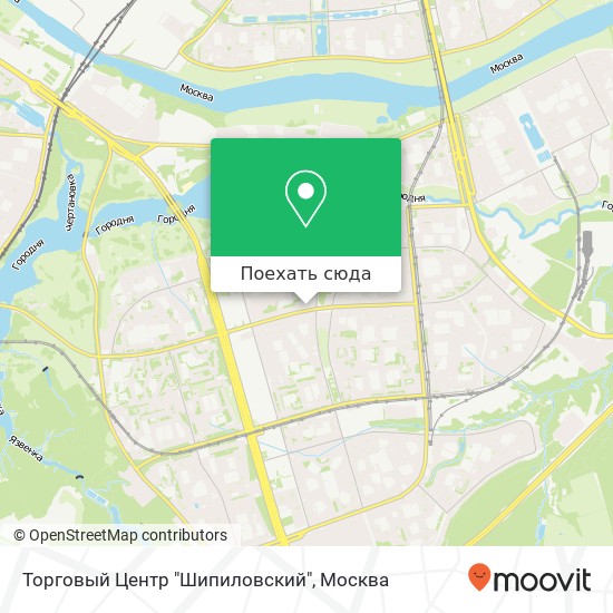 Карта Торговый Центр "Шипиловский"