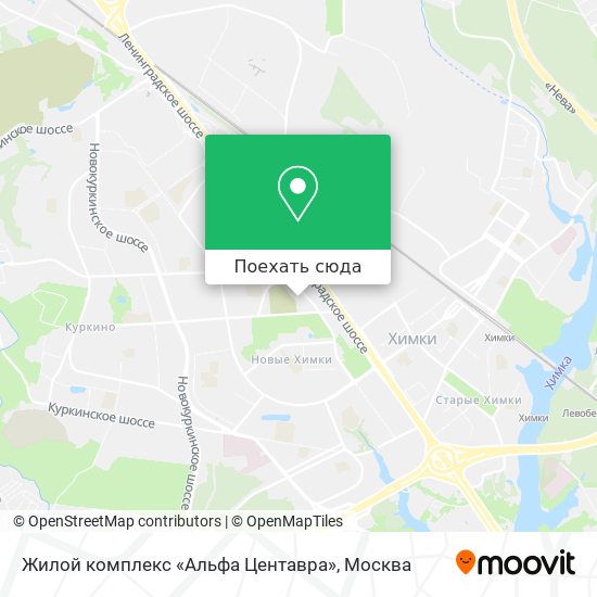 Карта Жилой комплекс «Альфа Центавра»