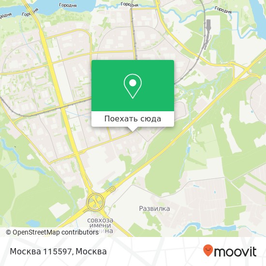Карта Москва 115597