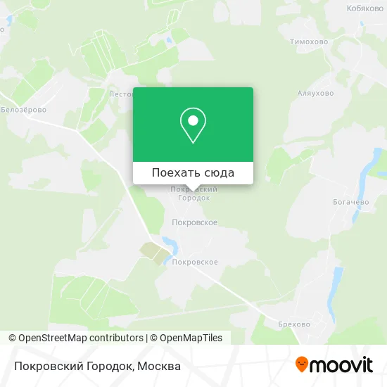 Карта Покровский Городок