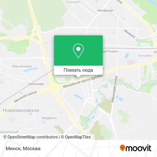 Карта Минск