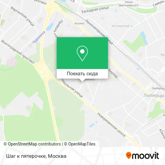 Карта Шаг к пятерочке