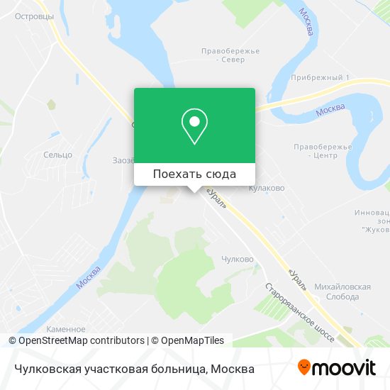 Карта Чулковская участковая больница