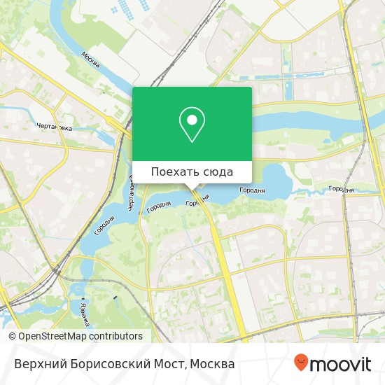 Карта Верхний Борисовский Мост