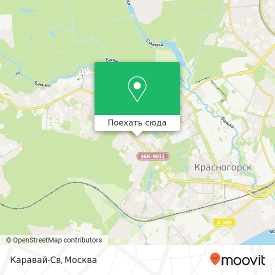 Карта Каравай-Св