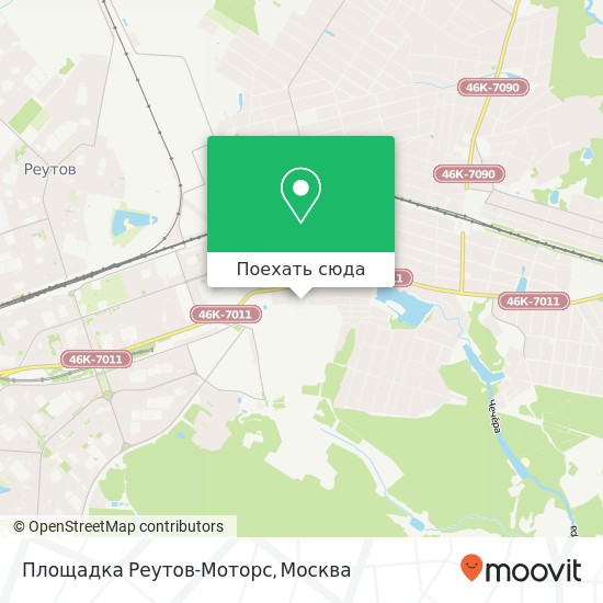 Карта Площадка Реутов-Моторс