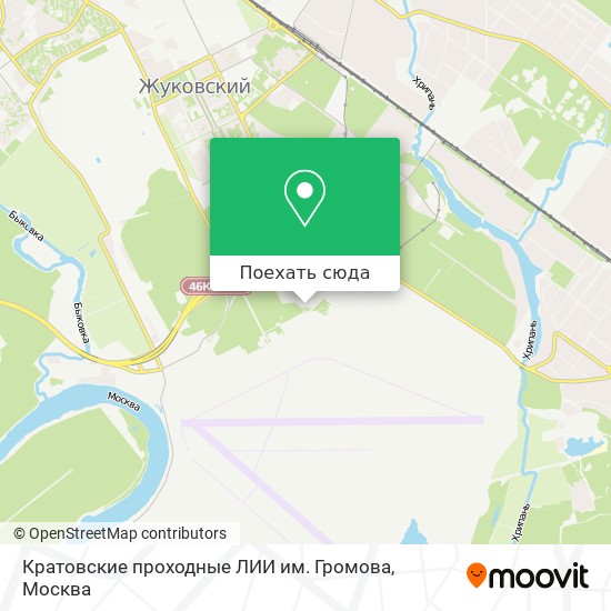 Карта Кратовские Проходные Лии Им. Громова