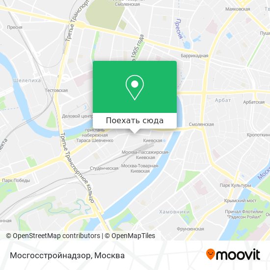 Карта Мосгосстройнадзор