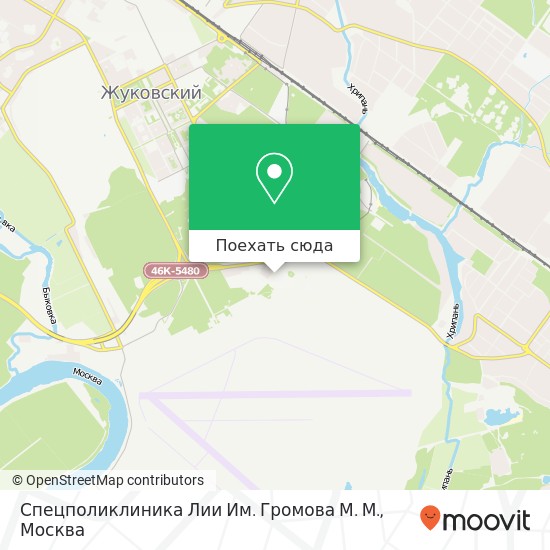 Карта Спецполиклиника Лии Им. Громова М. М.
