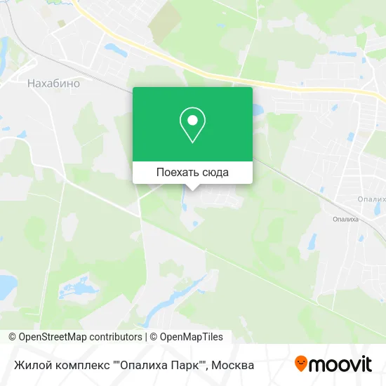 Карта Жилой комплекс ""Опалиха Парк""