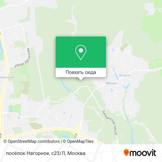 Карта посёлок Нагорное, с23/Л