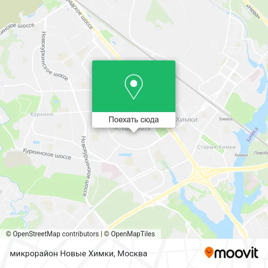 Карта микрорайон Новые Химки