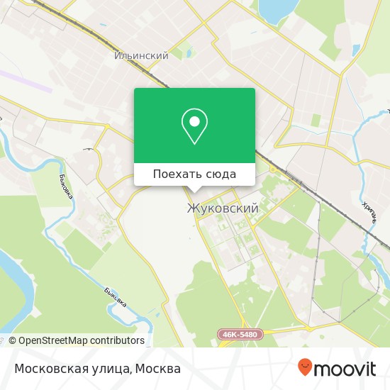 Карта Московская улица