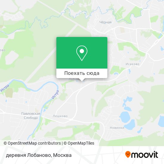 Карта деревня Лобаново