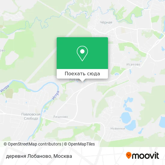 Карта деревня Лобаново
