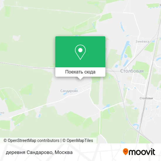 Карта деревня Сандарово