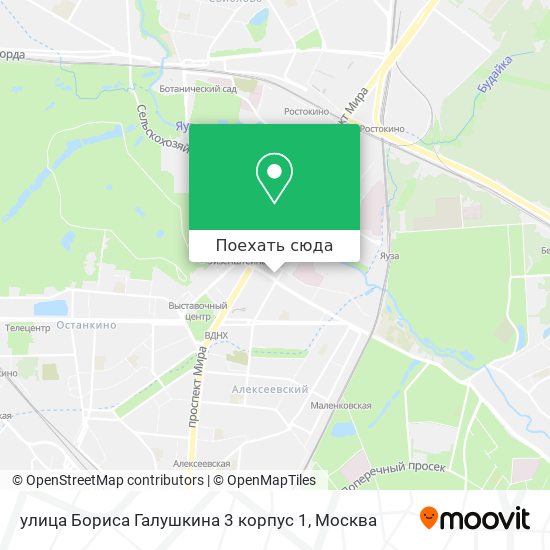 Карта улица Бориса Галушкина 3 корпус 1