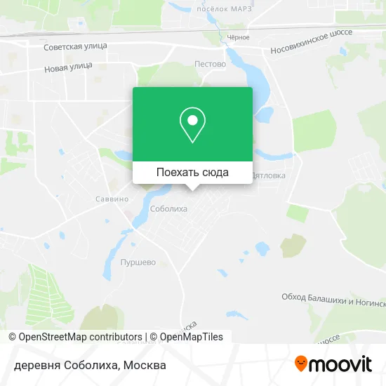 Карта деревня Соболиха