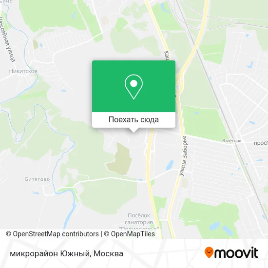 Карта микрорайон Южный