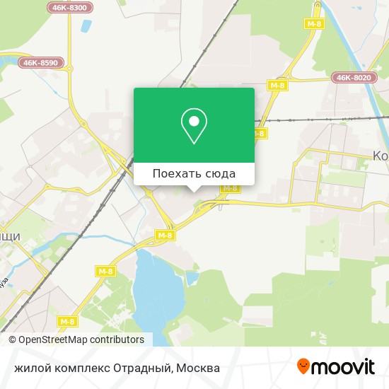 Карта жилой комплекс Отрадный