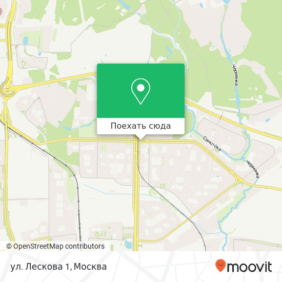 Карта ул. Лескова 1