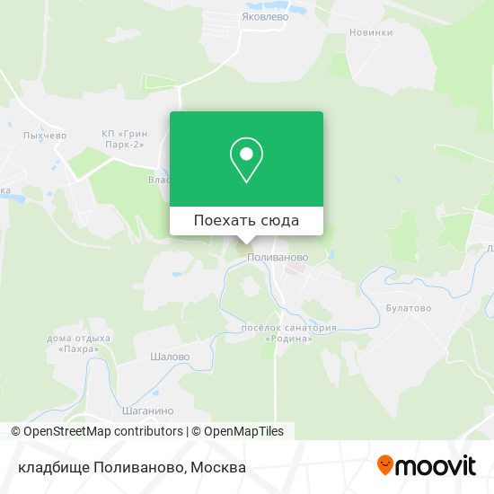 Карта кладбище Поливаново