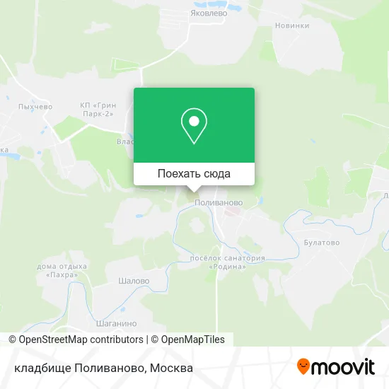 Карта кладбище Поливаново