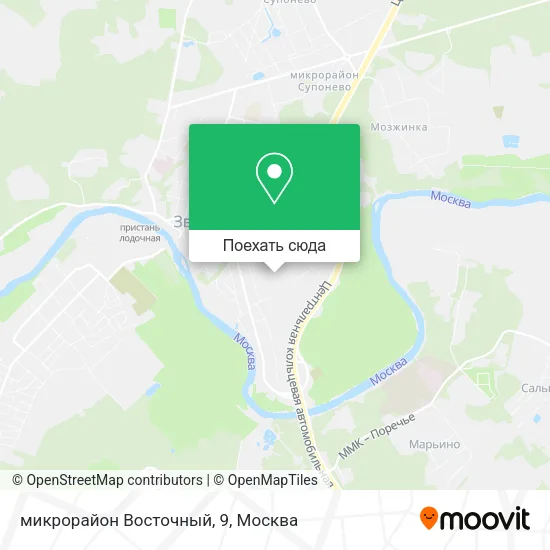 Карта микрорайон Восточный, 9