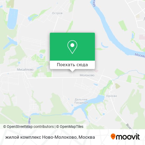 Карта жилой комплекс Ново-Молоково