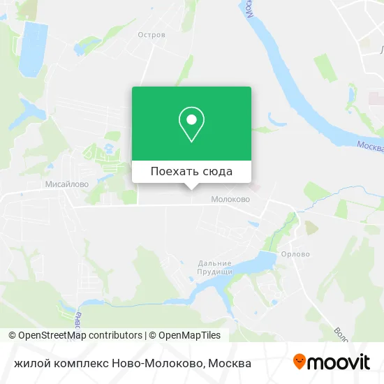 Карта жилой комплекс Ново-Молоково