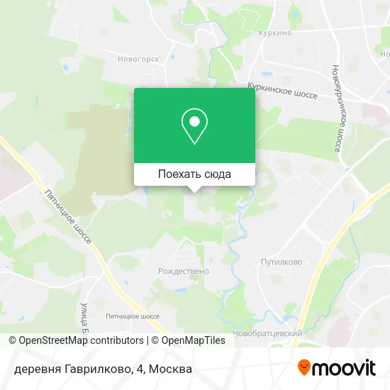 Карта деревня Гаврилково, 4