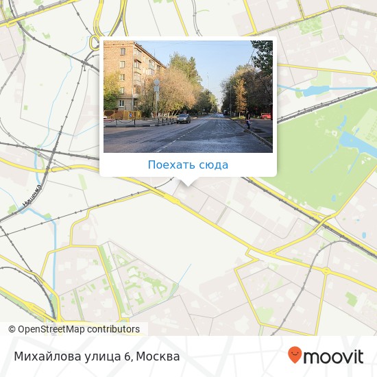 Карта Михайлова улица 6