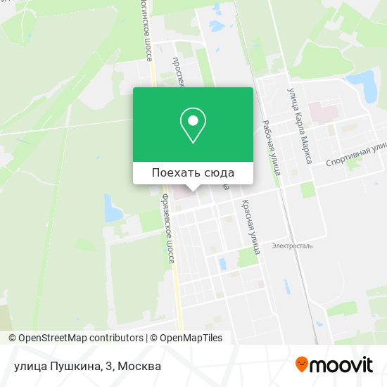 Карта улица Пушкина, 3