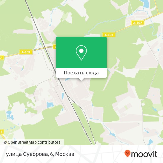 Карта улица Суворова, 6