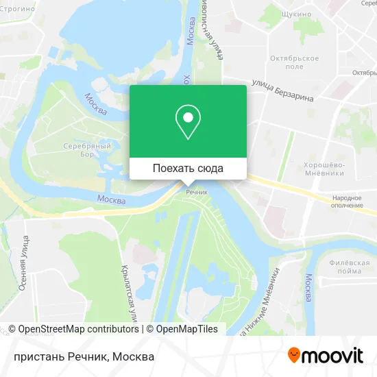 Карта пристань Речник