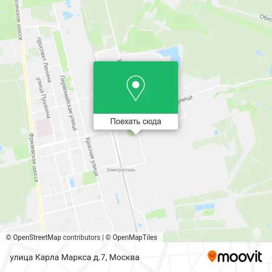 Карта улица Карла Маркса д.7