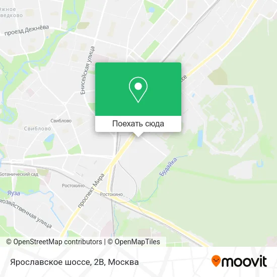 Карта Ярославское шоссе, 2В