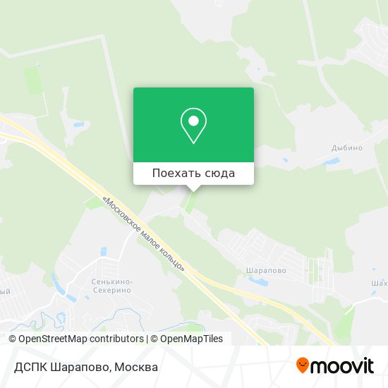 Карта ДСПК Шарапово