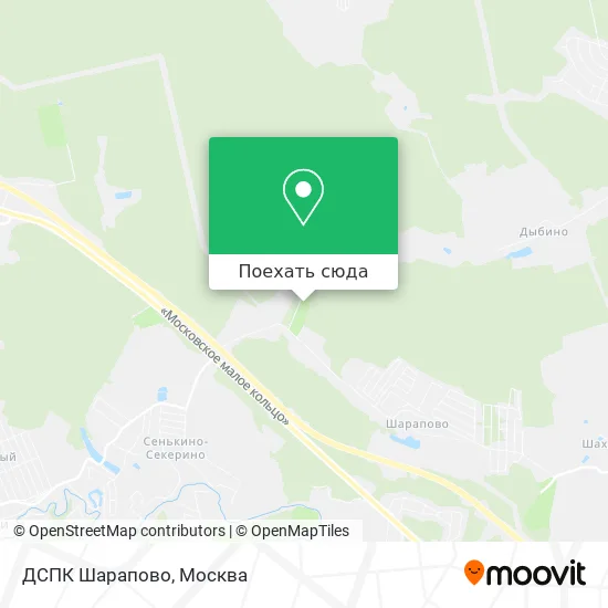 Карта ДСПК Шарапово