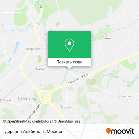 Карта деревня Алабино, 7